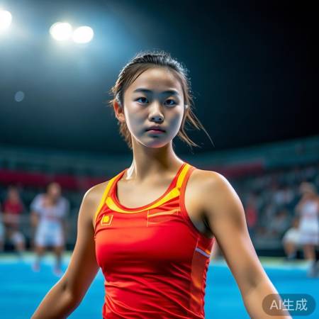 “王欣瑜拼搏赢尊重，网坛希望闪