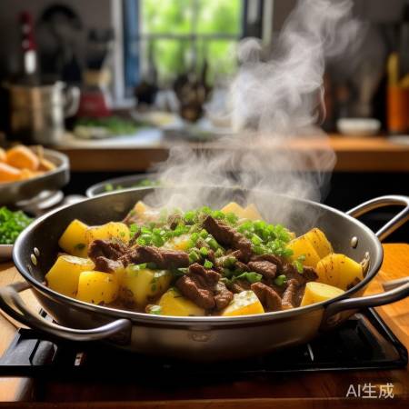 牛肉土豆香溢锅