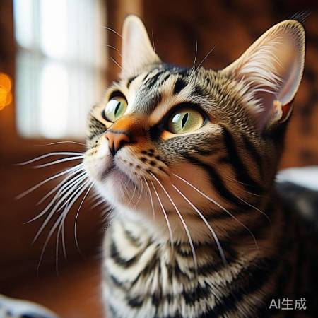 猫咪花纹闭环：自然美与生存智慧