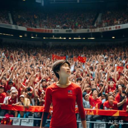 孙颖莎粉丝狂热助威