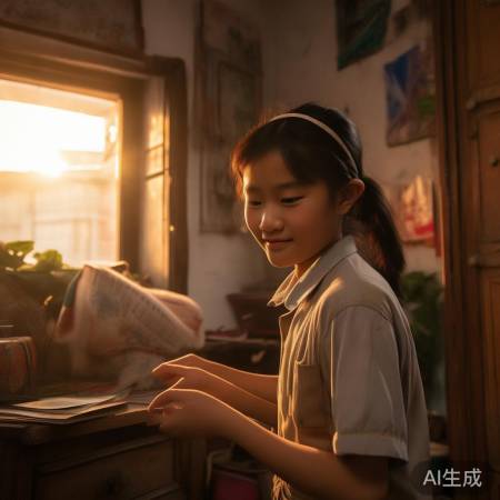 小芳:家务与学习兼顾