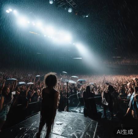 萧敬腾演唱会暴雨灵感创作求雨