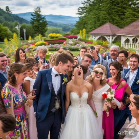 分享婚礼故事与娱乐圈八卦