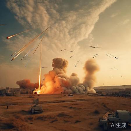 以色列防空警报，导弹精准拦截