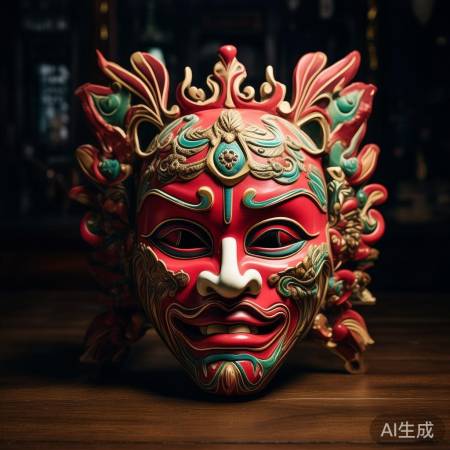 非遗面具非卖品