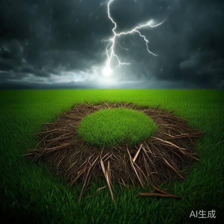 雷泽现象致草地圆死