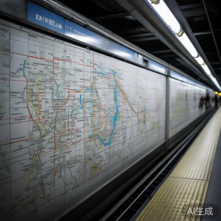 地铁线路图助找出口