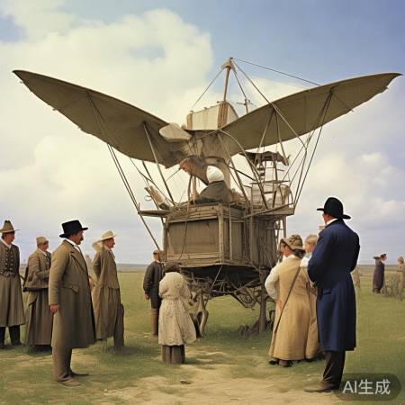 19世纪飞行尝试奠基