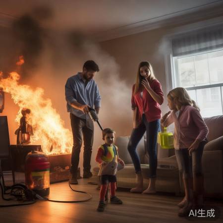火灾应对：冷静报警、灭火或撤离