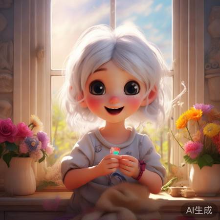 白化病女孩的小确幸