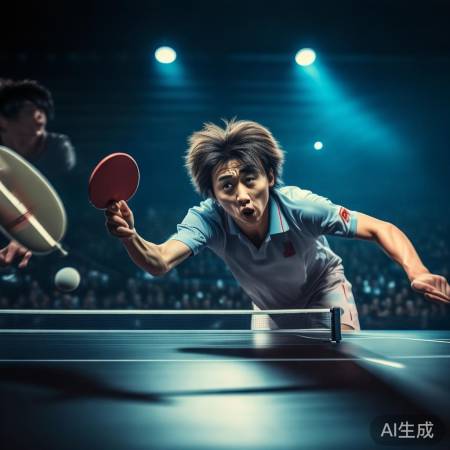 樊振东速度惊人,技术全面