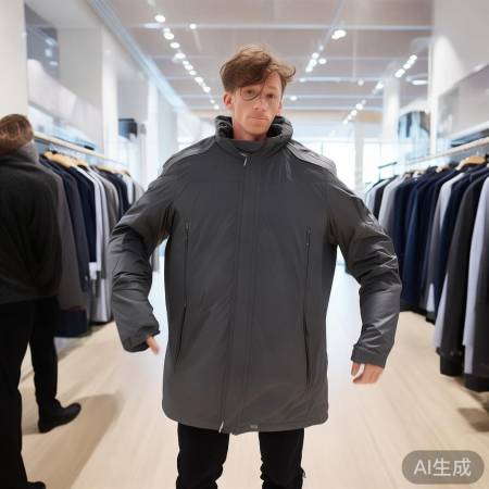 试穿冲锋衣,舒适度是关键。