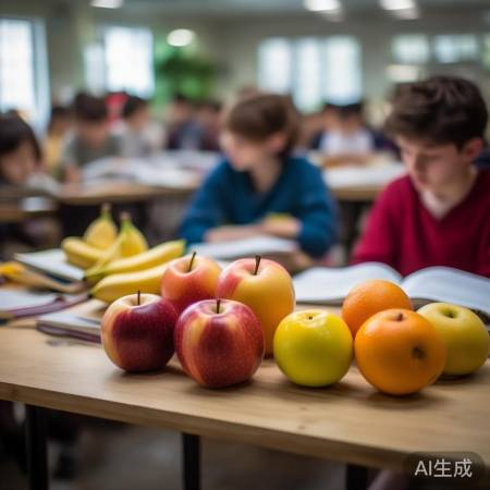 “自习好伴侣：适量水果”