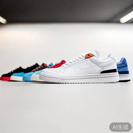 多色百搭鞋，白色最亮眼