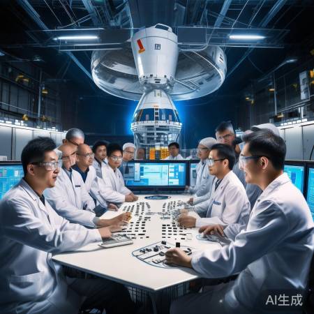 科研人员攻克难关,卫星成功升空