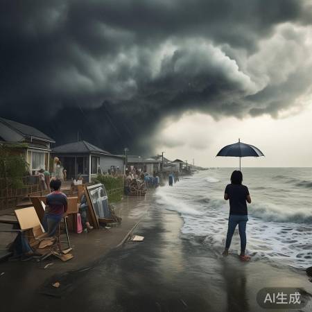 台风来袭，防范有术，安心等待。