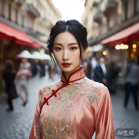 李一桐时尚中西合璧