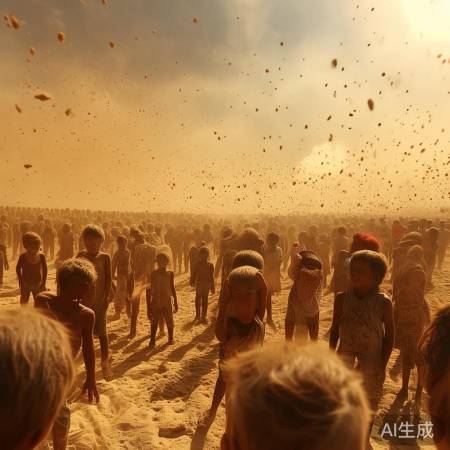 沙尘暴下的梦幻世界