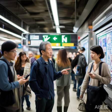 深圳地铁换乘易找，标识清晰。