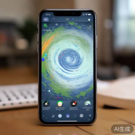 “iPhone变台风追踪神器”