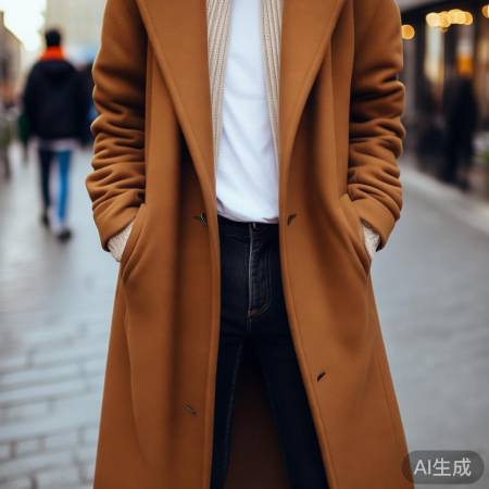 保暖时尚，百搭长款毛呢外套