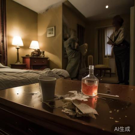 酒店房间现疑似有毒液体，疑有人