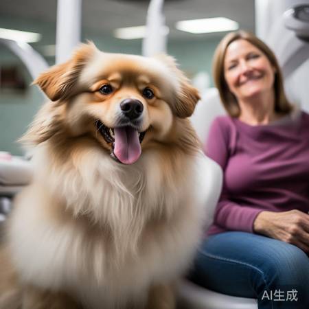 牙科医院迎来毛茸茸明星