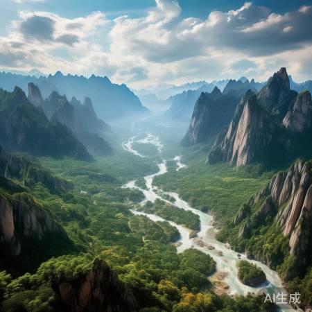 壮丽河山，自然杰作