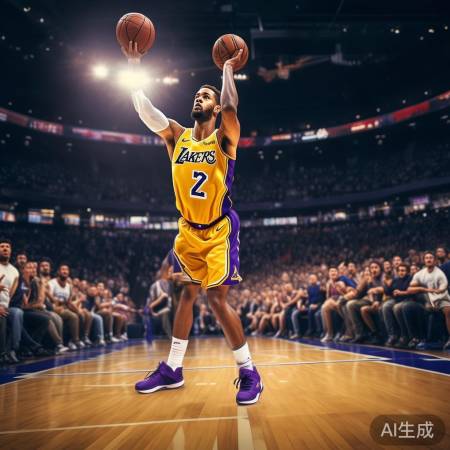 雷迪克三分神准，助湖人赢球