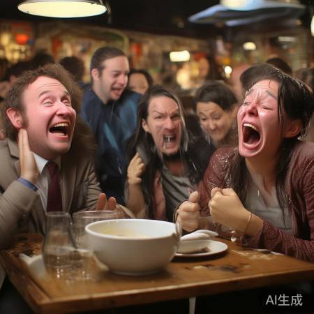 顾客反应爆笑场面