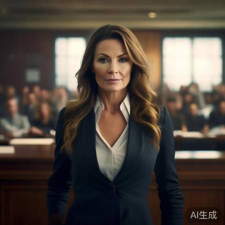 法庭镇定、应对自如