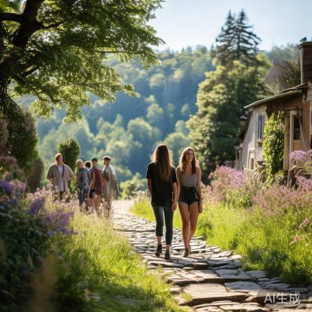 世外桃源，田园生活气息