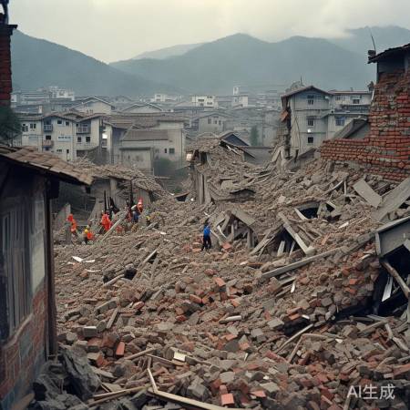 陇西县地震，房屋倒塌，人员被困