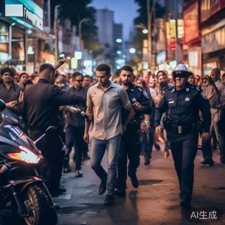 柳州醉酒男暴打外卖骑手