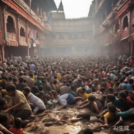 节日踩踏事故惨烈