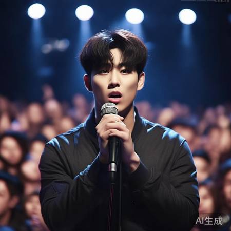 鹿晗努力终成功