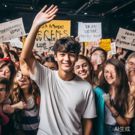 鹿晗粉丝热情善良