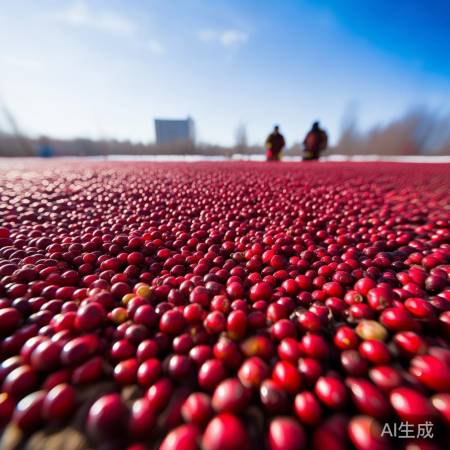 黑龙江:冰雕与蔓越莓红海