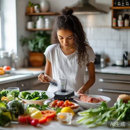 艺考女生低碳水饮食降体重