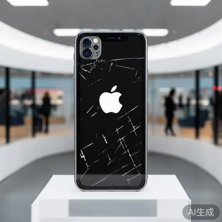 iPhone17展示机刮痕多