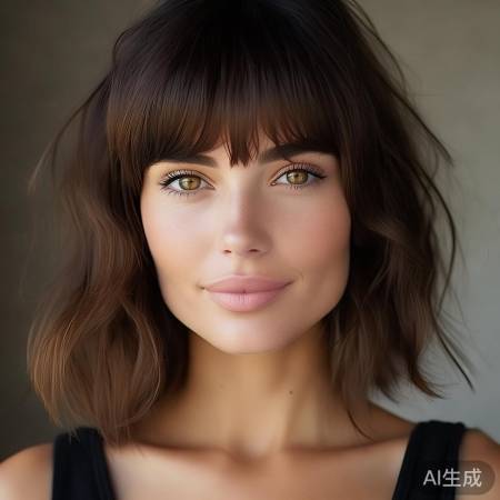 迪丽热巴新刘海，清新女神气质佳