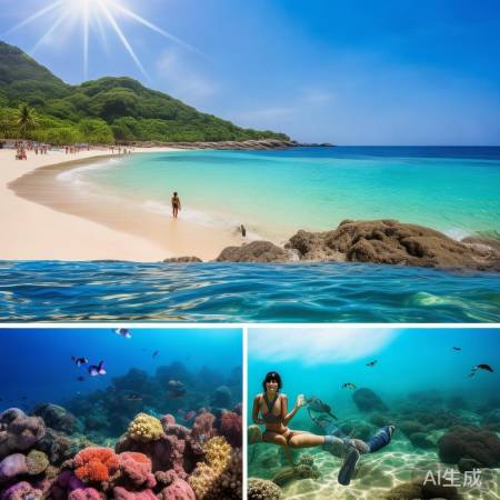 三亚碧海蓝天，潜享珊瑚盛宴