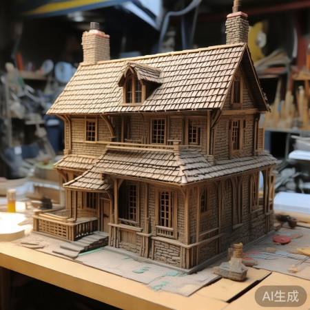 老房微缩模型，技巧成就成功