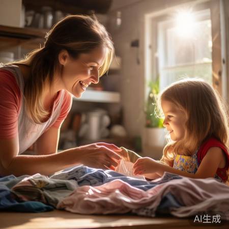 亲子共家务,温暖责任共育