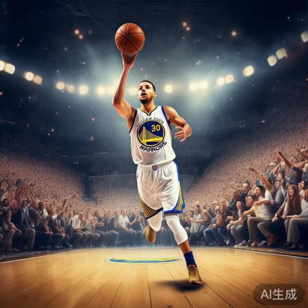 NBA库里三分绝杀，赢的爽！