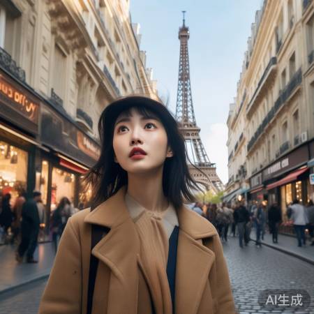 章若楠巴黎时尚之旅