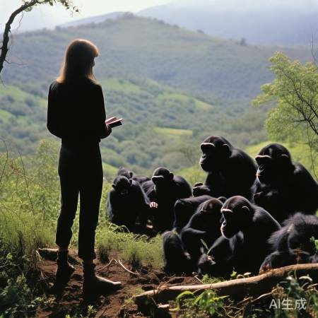 珍古道尔研究黑猩猩50年