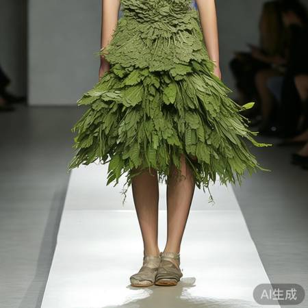 秀场亮点:树叶帽、石头鞋