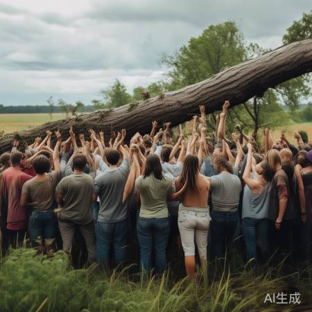 团结一心,战胜自然灾害