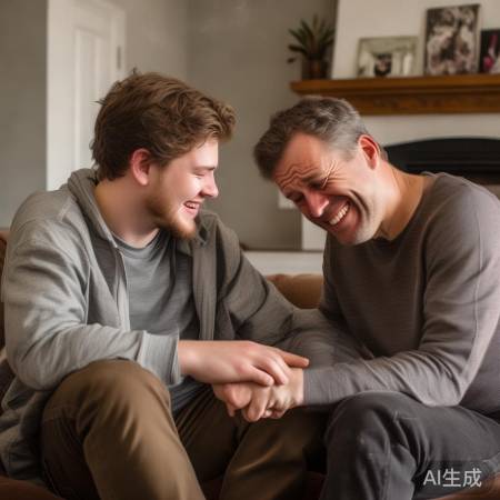 父亲得知儿子血型泪流满面